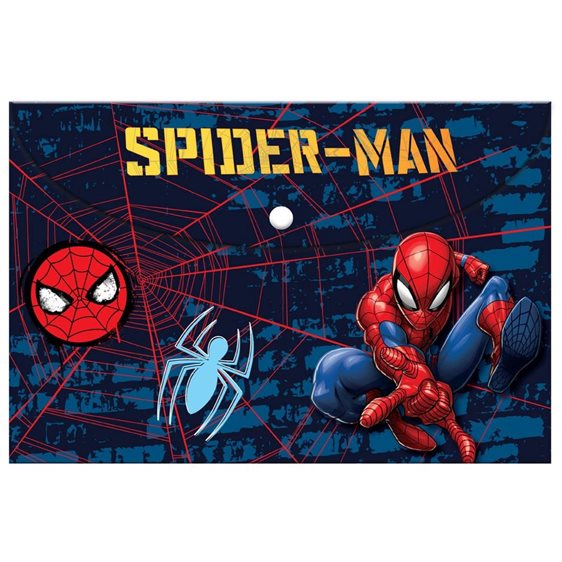 Φάκελος με Κουμπί Α4 Spiderman