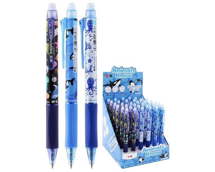 Στυλό M&G Erase Gel 0.7mm Animals Know AKPH32R7