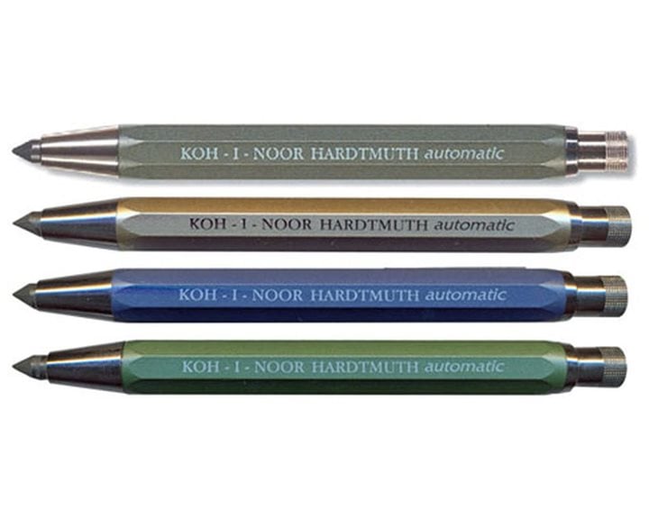 Μολύβι Μηχανικό Koh-I-Noor 5.6mm Αυτόματο Μεταλ.Με Ξύστρα 5640