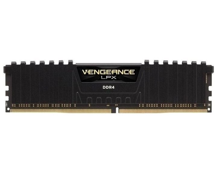 CORSAIR RAM DIMM XMS4 8GB CMK8GX4M1E3200C16, DDR4, 3200MHz, LATENCY 16-20-20-38, 1.35V, VENGEANCE LPX, XMP 2.0, BLACK, LTW.