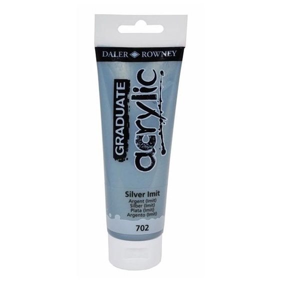 Ακρυλικό Χρώμα Graduate 120ml 701 Silver Imit 123120702