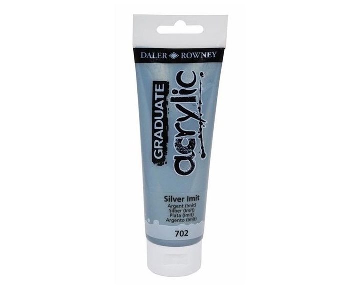Ακρυλικό Χρώμα Graduate 120ml 701 Silver Imit 123120702