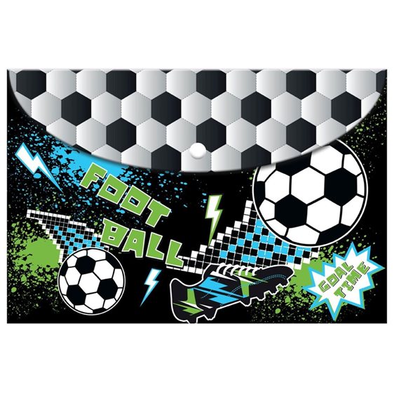 Φάκελος με Κουμπί Α4 Must Football