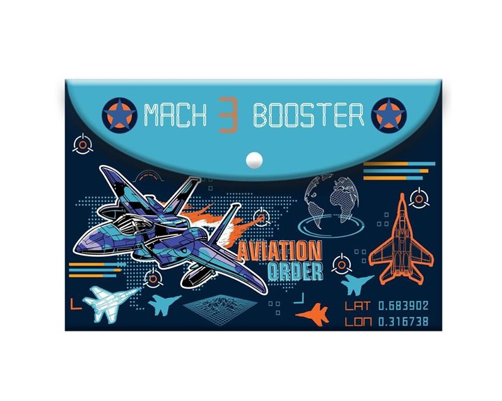 Φάκελος με Κουμπί Α4 Must Mach