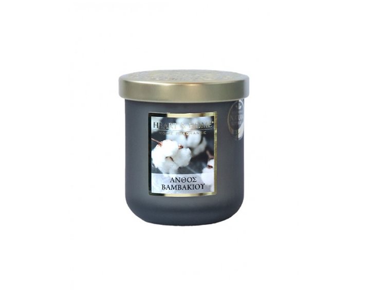 Κερί Αρωματικό Heart & Home Άνθος Βαμβακιού 110g