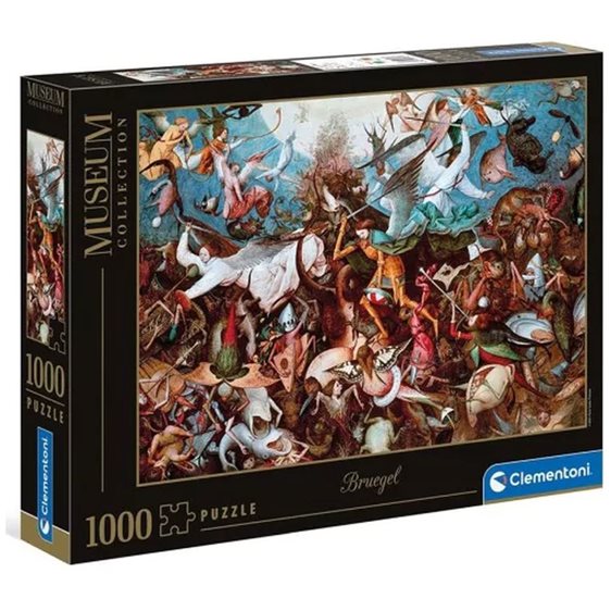 Clementoni Museum Collection Fall Of The Rebel 1000 Pieces Η Πτώση Των Επαναστατημένων Αγγέλων