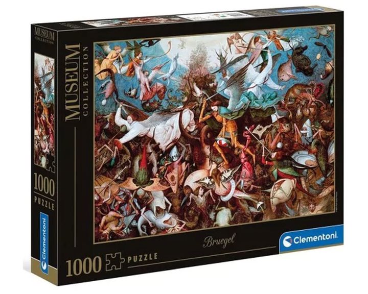 Clementoni Museum Collection Fall Of The Rebel 1000 Pieces Η Πτώση Των Επαναστατημένων Αγγέλων