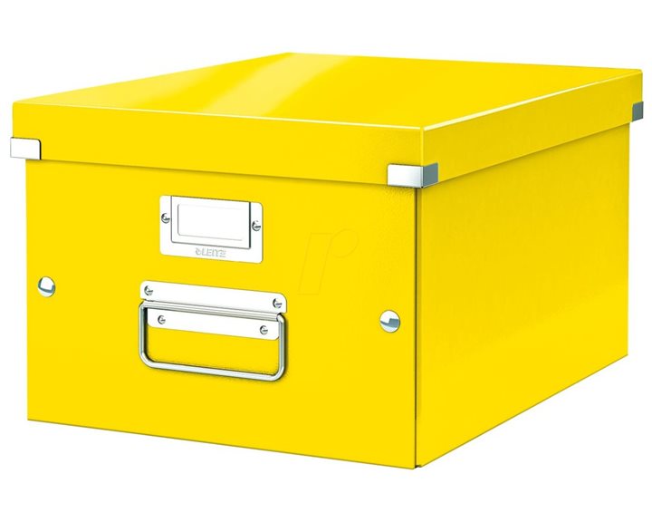 Κουτί Αποθήκευσης Leitz Click & Store 281x370x200 Κίτρινο