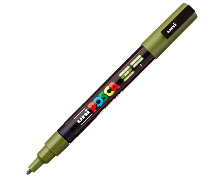 Mαρκαδόρος Uni Posca PC-3M Χακί