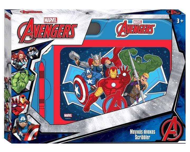 Πίνακας Γράψε Σβήσε Avengers 38x28x3 000506067