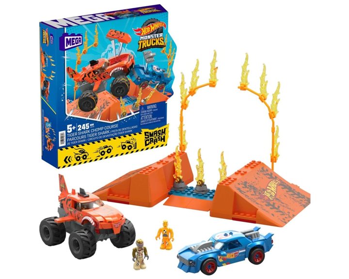 Mega Hot Wheels Smash N Crash Tiger Shark
