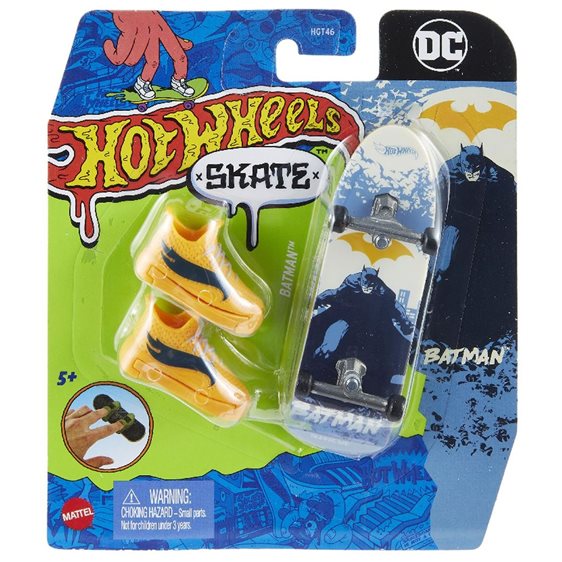 Mattel Hot Wheels Skates Fingerboard And Shoe 19 Batman