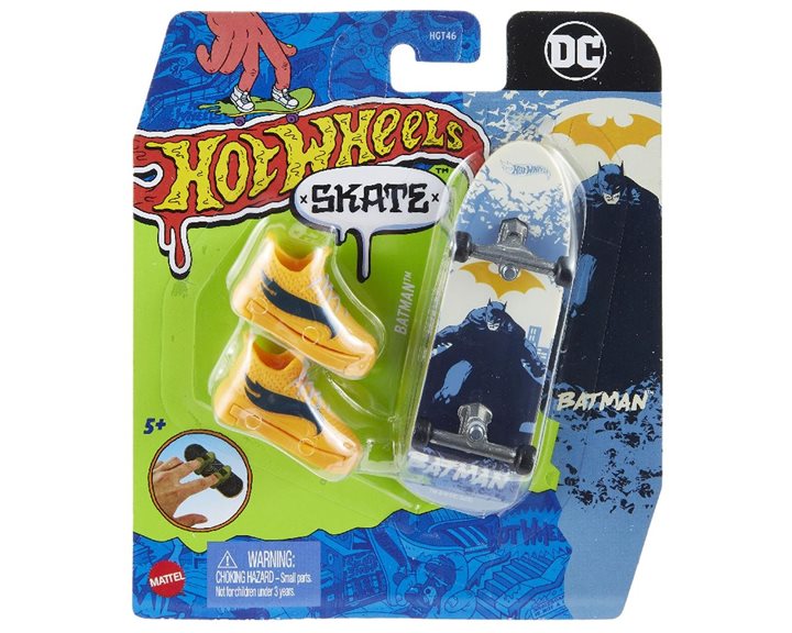 Mattel Hot Wheels Skates Fingerboard And Shoe 19 Batman
