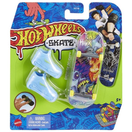 Mattel Hot Wheels Skates Fingerboard Skate Και Παπούτσια Tony Hawk
