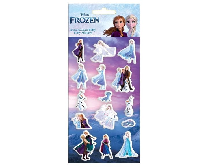 Αυτοκόλλητα Puffy 10x22εκ Frozen