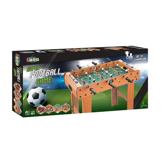 Επιδαπέδιο Ποδοσφαιράκι Ξύλινο Luna 69χ37χ64cm 000621523