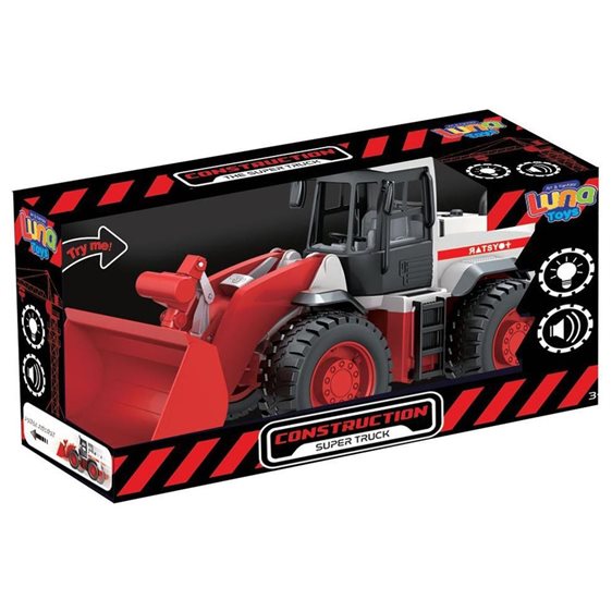 Όχημα 1:12 Μπουλντόζα Με Ήχο Και Φως 35,8Χ14,5Χ23,2cm Luna 000622285