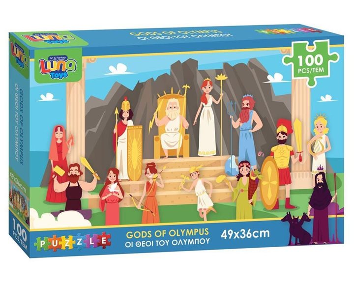 Puzzle 100τεμ 49χ36εκ Ελληνική Μυθολογία 000622333