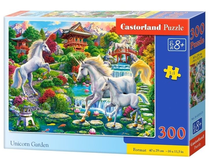 Παζλ Castorland 300τμχ   UNICORN GARDEN