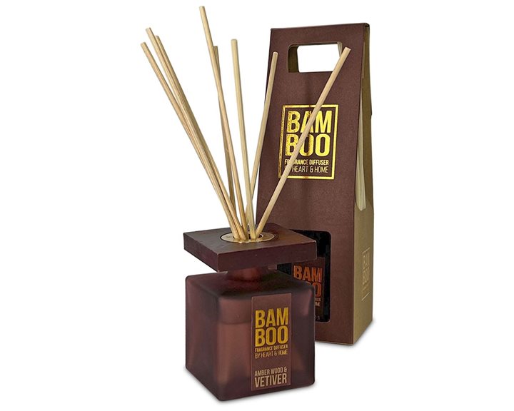 Διαχύτης Bamboo Κεχριμπάρι & Βετιβερ 80ml