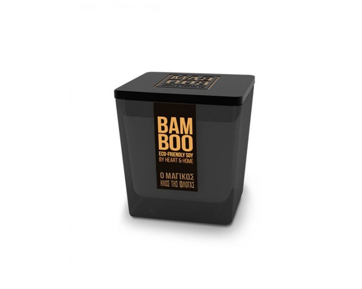 Κερί Αρωματικό Bamboo Ο Μαγικός Ηχος Της Φλόγας 210g