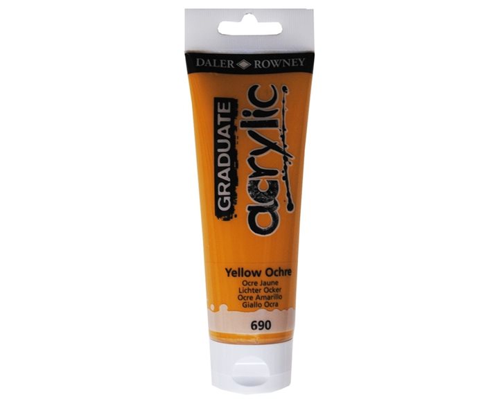 Ακρυλικό Χρώμα Graduate 120ml 690 Yellow Ochre 123120690
