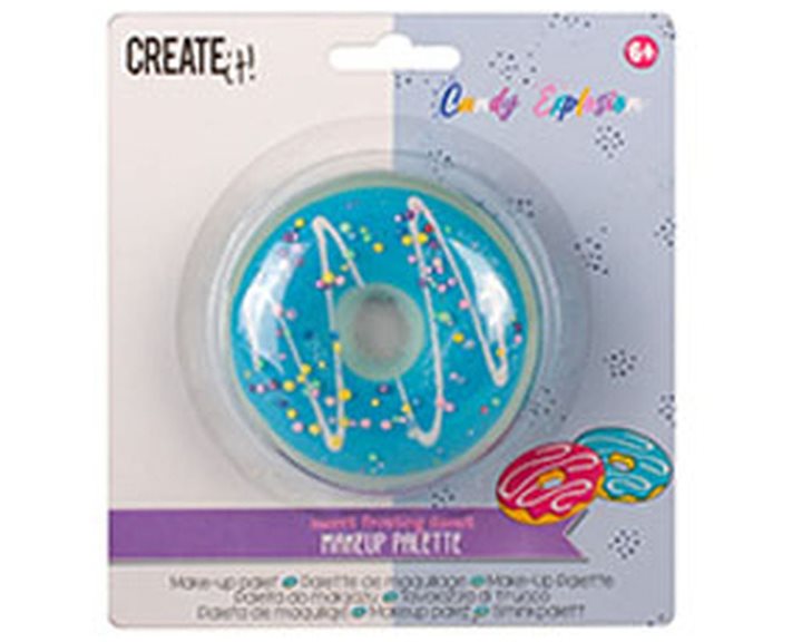 Creatit! Candy Explosion Donut Make Up Palette Purple Blue