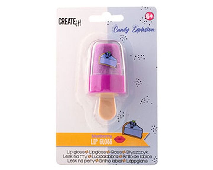 Creatit! Candy Lipgloss Popsticle Blueberry Scented 5ml
