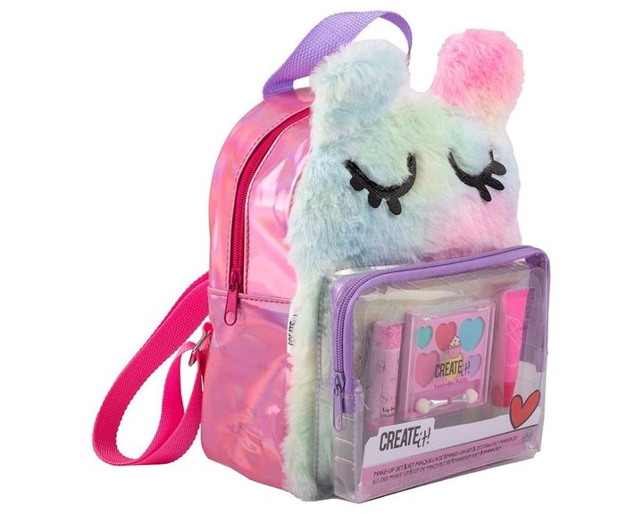 Creatit! Make up Set in Backpack Σκιες, Lip balm & Lip Gloss
