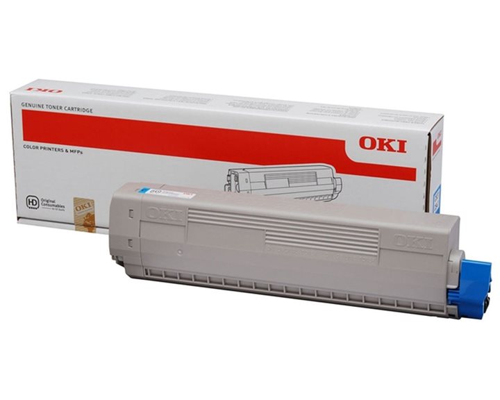 Toner Oki MC851/861 Cyan 7.3K (44059167) (OKI-MC851-C)
