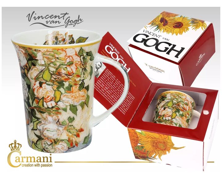 Κούπα Carmani 350ml V.Gogh Roses