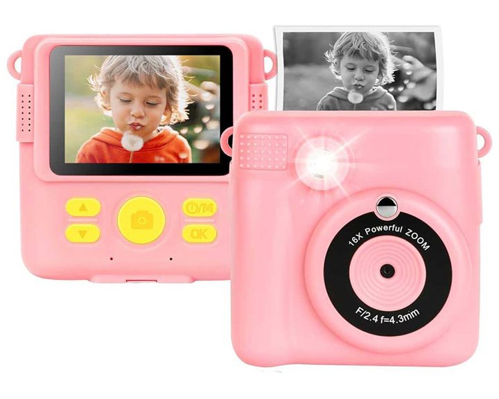 LAMTECH KID INSTANT CAMERA WITH FLASH PINK