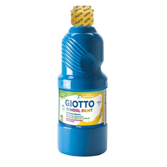 Τέμπερα Giotto 500ml Μπλε Cyan