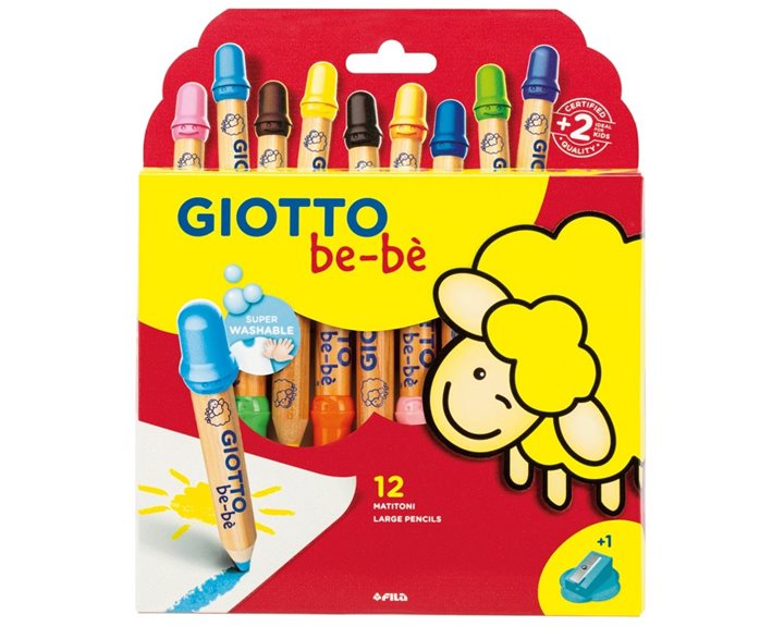 Ξυλομπογιές Giotto Bebe 12τμχ.