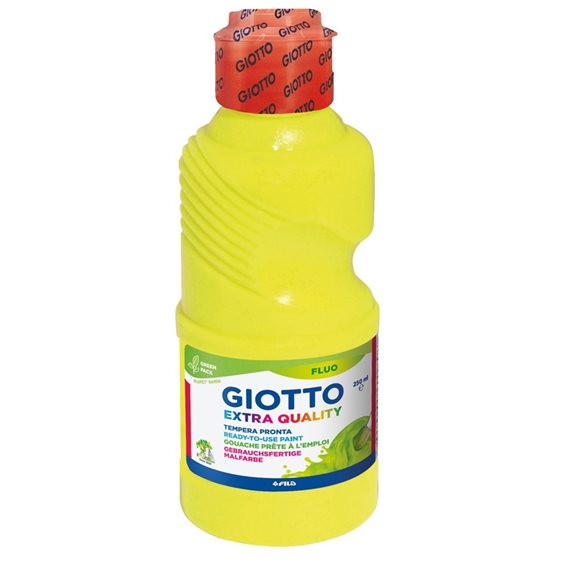Τέμπερα Giotto 250 ml Κίτρινο Φωσφοριζέ