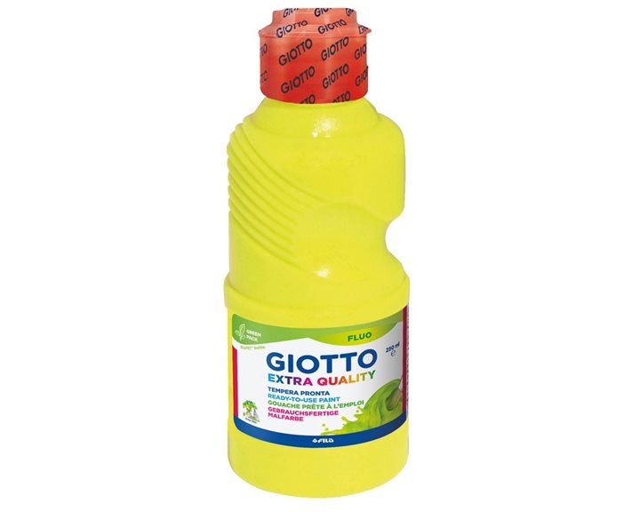 Τέμπερα Giotto 250 ml Κίτρινο Φωσφοριζέ