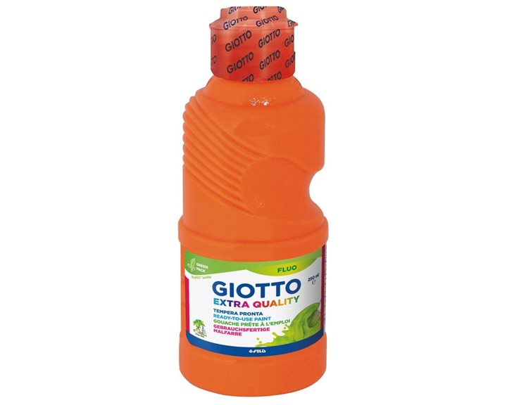 Τέμπερα Giotto 250 ml Πορτοκαλί Φωσφοριζέ