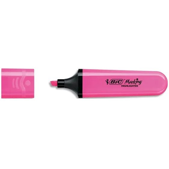 Μαρκαδόρος Υπογράμμισης Bic Flat B12 Neon Pink