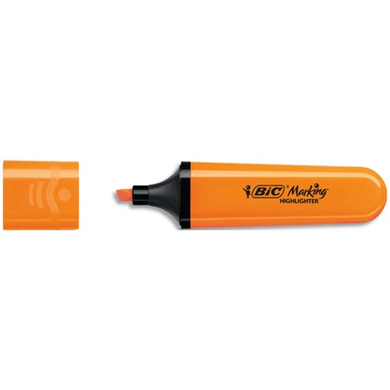Μαρκαδόρος Υπογράμμισης Bic Flat B12 Neon Orange
