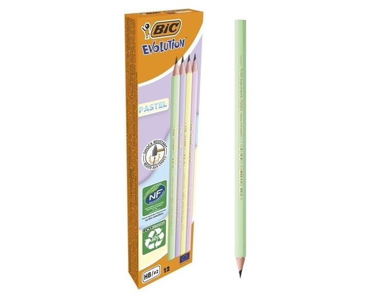 Μολύβι Bic Evolution Pastel B12 HB/2