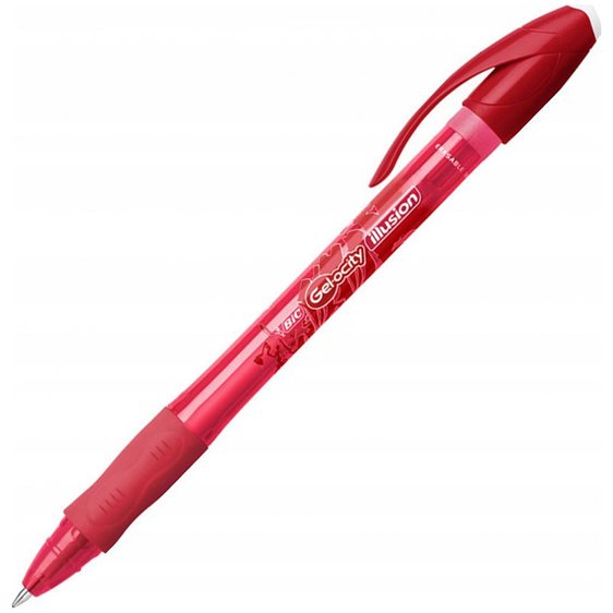 Στυλό Bic Illusion Red Gel BCL B12 Erasable