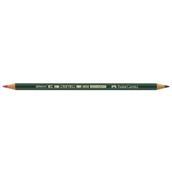 Μολύβι Faber - Castell κόπιας 9608 μπλέ - κόκκινο