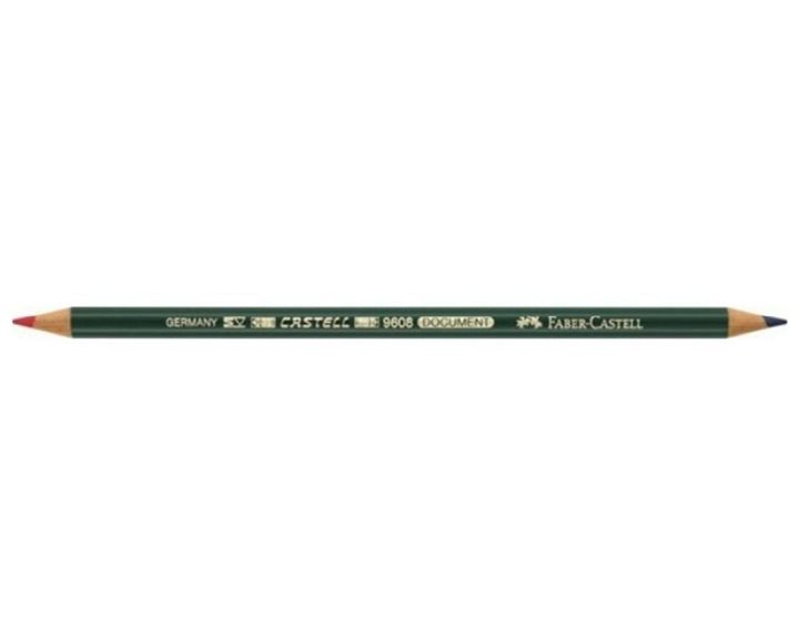 Μολύβι Faber - Castell κόπιας 9608 μπλέ - κόκκινο
