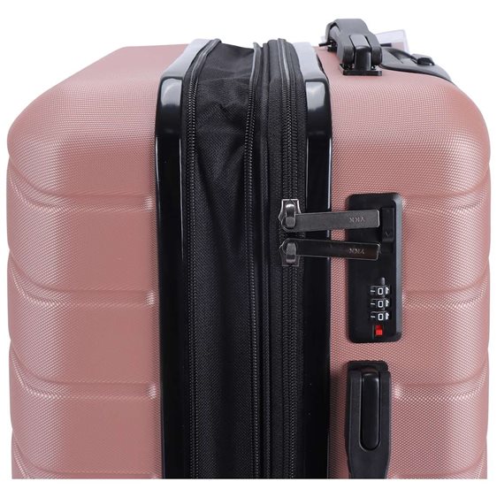 Βαλίτσα Ταξιδίου Τρόλει ABS  Lavor  Ροζ 1-601 50εκ.
