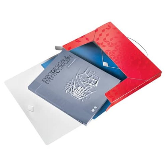 Κουτί Αρχείου Α4 Leitz WOW PP 30mm Red