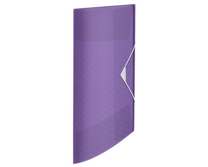 Ντοσιέ Esselte Α4 PP Colour Breeze με λάστιχο Lavender 628440
