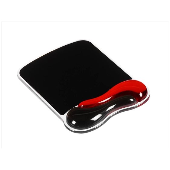 Kensington Duo Gel Mouse Pad με Στήριγμα Καρπού 240x182x25mm Κόκκινο/Μαύρο 62402