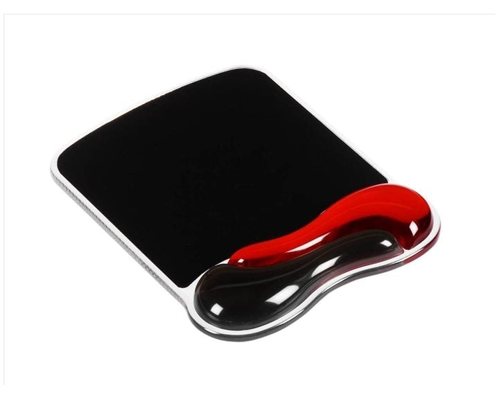 Kensington Duo Gel Mouse Pad με Στήριγμα Καρπού 240x182x25mm Κόκκινο/Μαύρο 62402