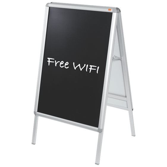 Nobo Clip `A` Frame Blackboard Insert 1902436