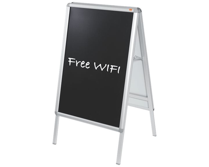 Nobo Clip `A` Frame Blackboard Insert 1902436